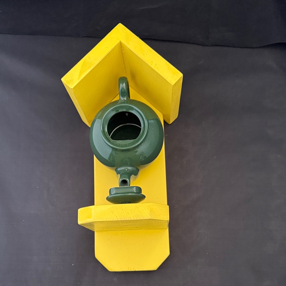 Hand crafted Teapot  birdfeeder